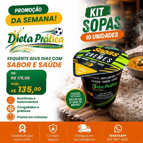 Imagem para Promocao da semana KIT 10 SOPAS