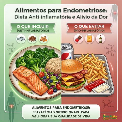 Imagem Alimentos para Endometriose